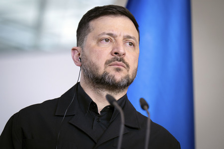 Empfang des Präsidenten der Ukraine in Berlin