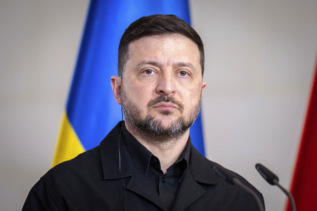 Empfang des Präsidenten der Ukraine in Berlin