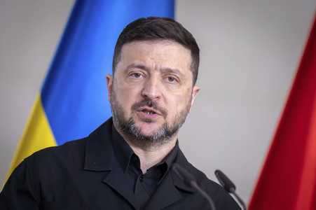 Empfang des Präsidenten der Ukraine in Berlin