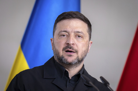 Empfang des Präsidenten der Ukraine in Berlin