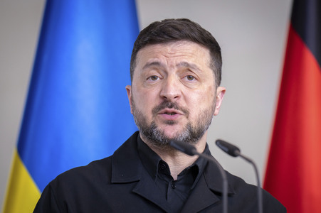 Empfang des Präsidenten der Ukraine in Berlin