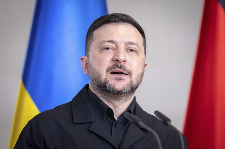 Empfang des Präsidenten der Ukraine in Berlin