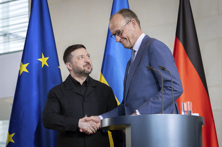 Empfang des Präsidenten der Ukraine in Berlin