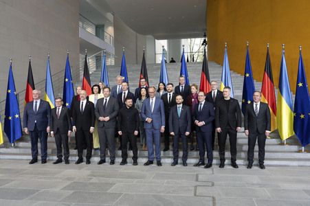 Empfang des Präsidenten der Ukraine in Berlin