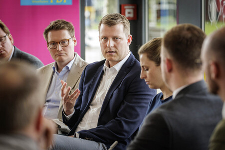 Pressegespräch im Vorfeld des FDP Landesparteitages in Düsseld