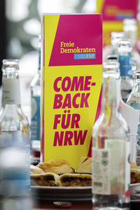 Pressegespräch im Vorfeld des FDP Landesparteitages in Düsseldorf