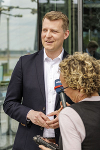 Pressegespräch im Vorfeld des FDP Landesparteitages in Düsseld