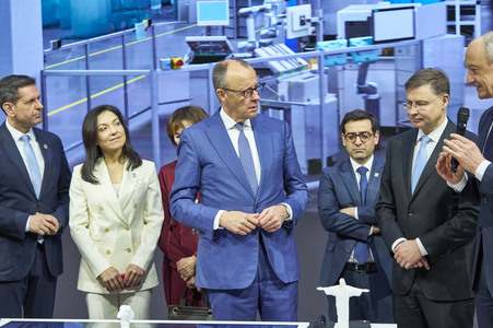 Eröffnungsrundgang auf der Hannover Messe 2026