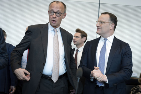 Fraktionssitzung der CDU/CSU-Bundestagsfraktion in Berlin