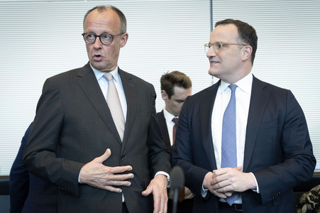 Fraktionssitzung der CDU/CSU-Bundestagsfraktion in Berlin