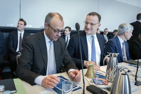 Fraktionssitzung der CDU/CSU-Bundestagsfraktion in Berlin