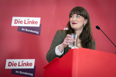Fraktionssitzung der Bundestagsfraktion der Partei Die Linke in Berlin