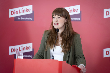 Fraktionssitzung der Bundestagsfraktion der Partei Die Linke in Berlin