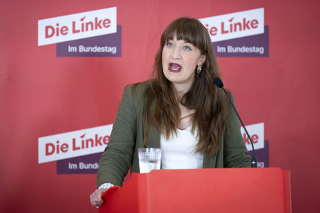 Fraktionssitzung der Bundestagsfraktion der Partei Die Linke in Berlin