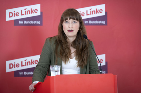 Fraktionssitzung der Bundestagsfraktion der Partei Die Linke in Berlin