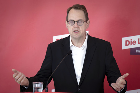 Fraktionssitzung der Bundestagsfraktion der Partei Die Linke in Berlin