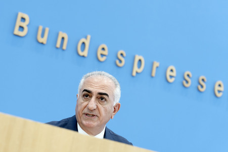 Bundespressekonferenz 'Stellungnahme zur aktuellen Lage im Iran' in Berlin