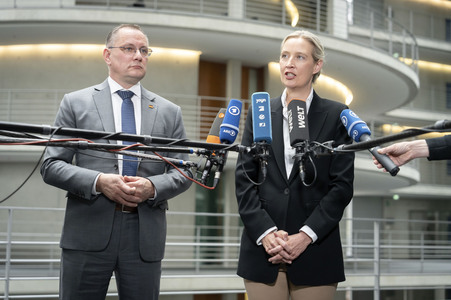 Fraktionsspitzentreffen der AfD-Fraktionen in Berlin