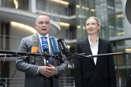 Fraktionsspitzentreffen der AfD-Fraktionen in Berlin