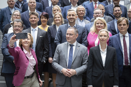 Fraktionsspitzentreffen der AfD-Fraktionen in Berlin