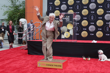 Hand and Footprint Ceremony mit Glenn Close in Los Angeles