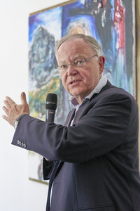 Enthüllung des Porträt-Gemäldes von Stephan Weil in Hannover
