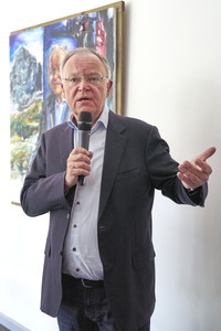 Enthüllung des Porträt-Gemäldes von Stephan Weil in Hannover