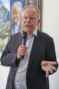 Enthüllung des Porträt-Gemäldes von Stephan Weil in Hannover