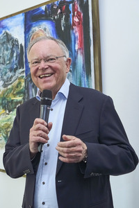 Enthüllung des Porträt-Gemäldes von Stephan Weil in Hannover