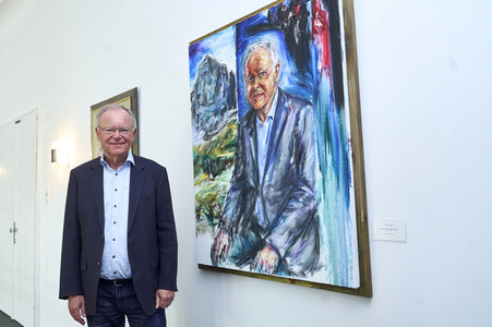 Enthüllung des Porträt-Gemäldes von Stephan Weil in Hannover