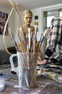 NATURE ART: Schilf / Reeds Bodypainting