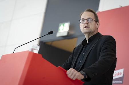 Fraktionssitzung der Bundestagsfraktion der Partei Die Linke in Berlin