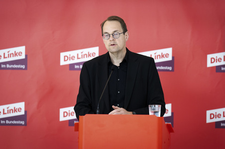 Fraktionssitzung der Bundestagsfraktion der Partei Die Linke in Berlin