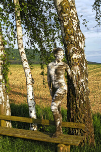 NATURE ART: Birke / Birch Bodypainting
