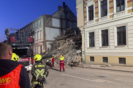 Einsturz eines Mehrfamilienhauses in Görlitz