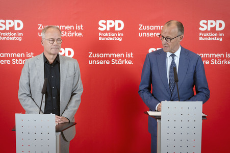 Fraktionssitzung der SPD-Bundestagsfraktion in Berlin