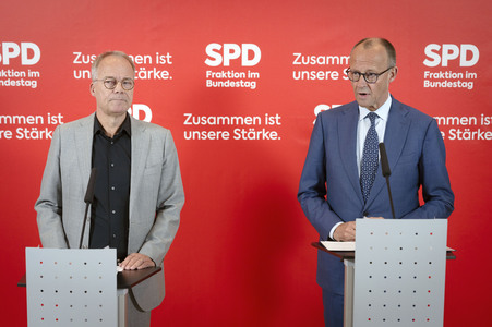 Fraktionssitzung der SPD-Bundestagsfraktion in Berlin