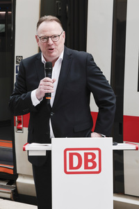 ICE-Zugtaufe im Kölner Hauptbahnof