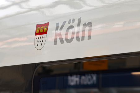 ICE-Zugtaufe im Kölner Hauptbahnof