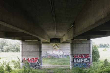 Gesperrte Friedrich-Ebert-Brücke/Nordbrücke in Bonn