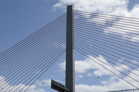 Gesperrte Friedrich-Ebert-Brücke/Nordbrücke in Bonn