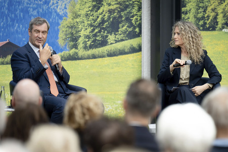 Markus Söder beim 'Talk 60' in Berlin