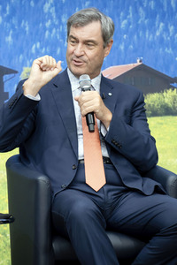 Markus Söder beim 'Talk 60' in Berlin
