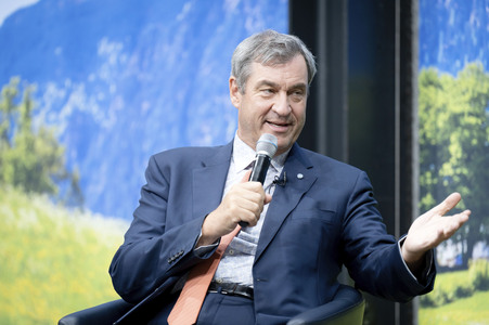 Markus Söder beim 'Talk 60' in Berlin