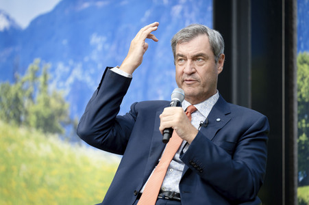 Markus Söder beim 'Talk 60' in Berlin