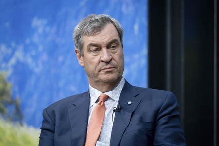 Markus Söder beim 'Talk 60' in Berlin