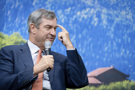 Markus Söder beim 'Talk 60' in Berlin