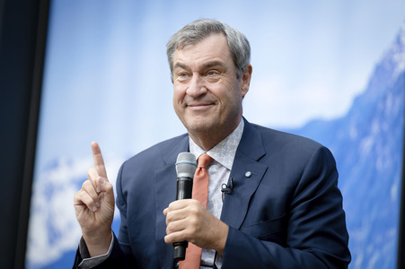 Markus Söder beim 'Talk 60' in Berlin