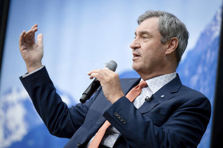 Markus Söder beim 'Talk 60' in Berlin