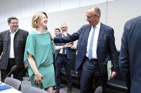 Fraktionssitzung der CDU/CSU-Bundestagsfraktion in Berlin